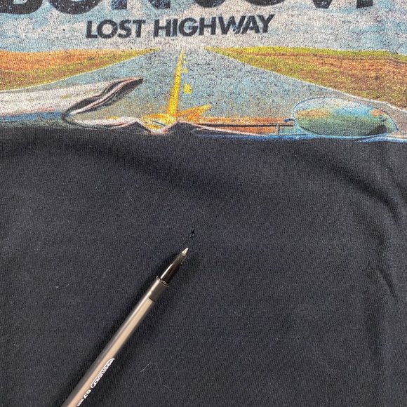 Bon Jovi Lost Highway 2008 World Tour T Shirt Mens Medium - Picture 6 of 11